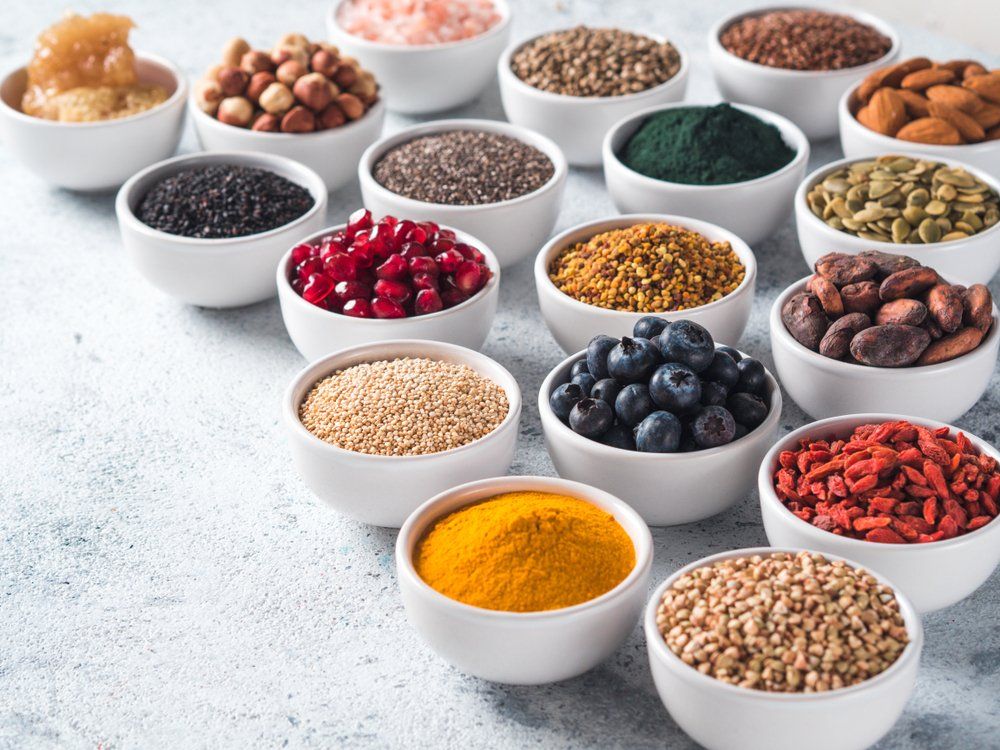 Various Superfoods in Smal Bowl — Superfoods in Mid North Coast, NSW