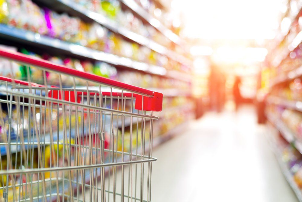 Empty Red Shopping Cart — Supplements & Organic Produce in Mid North Coast, NSW