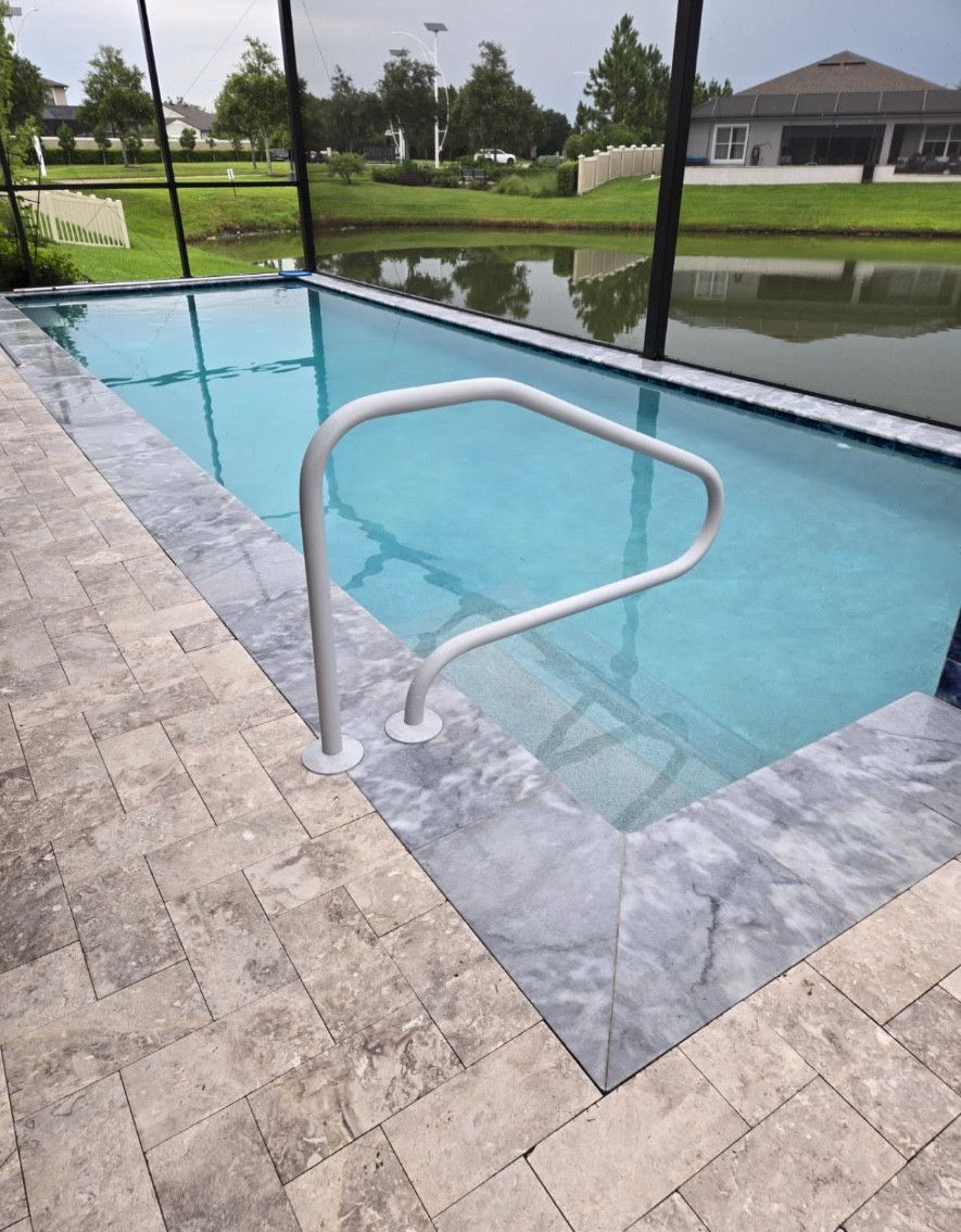 Pool Handrail Installations | Central Florida | Pro Fab