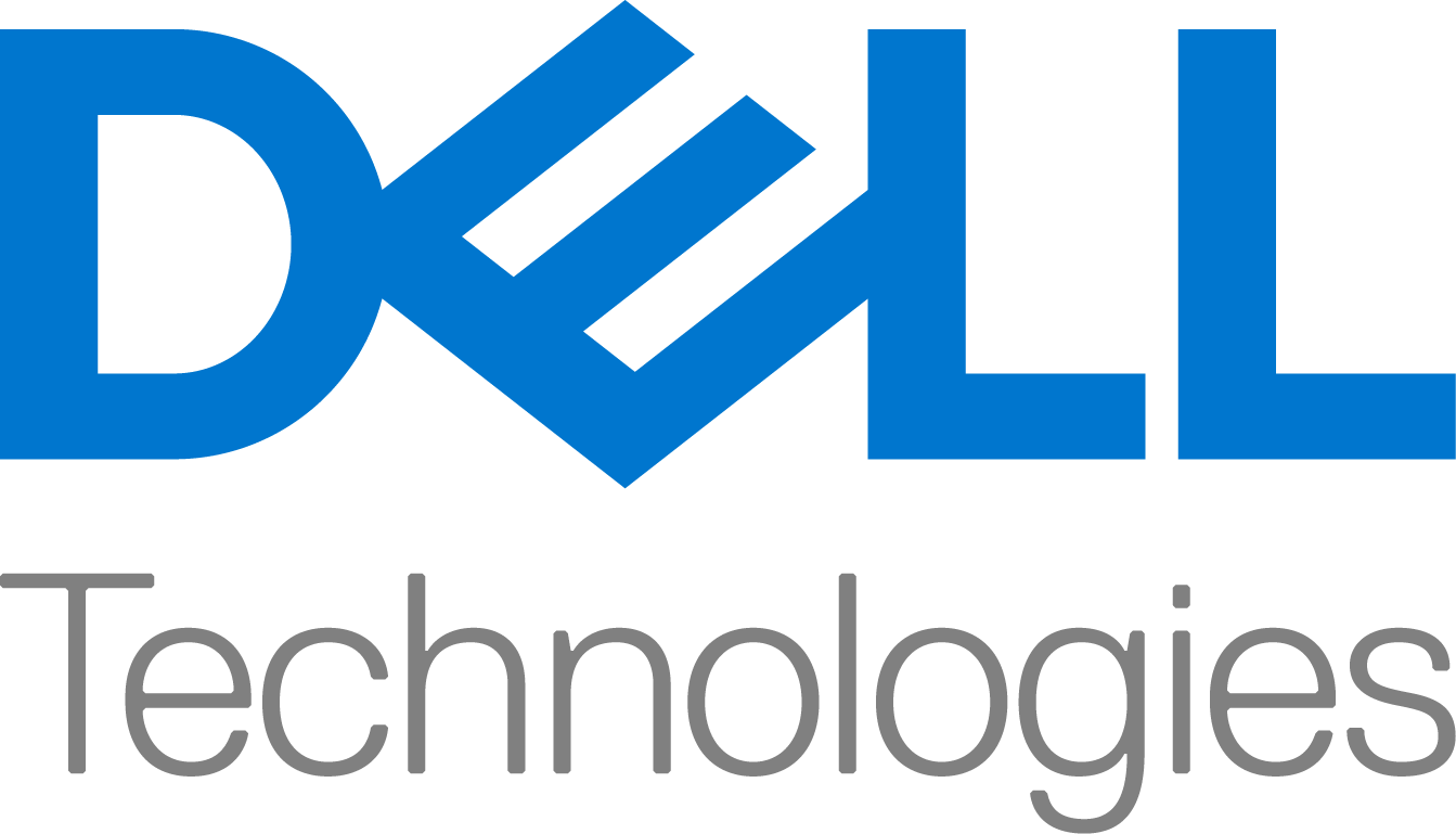 Dell Technologies logo in blue and gray text