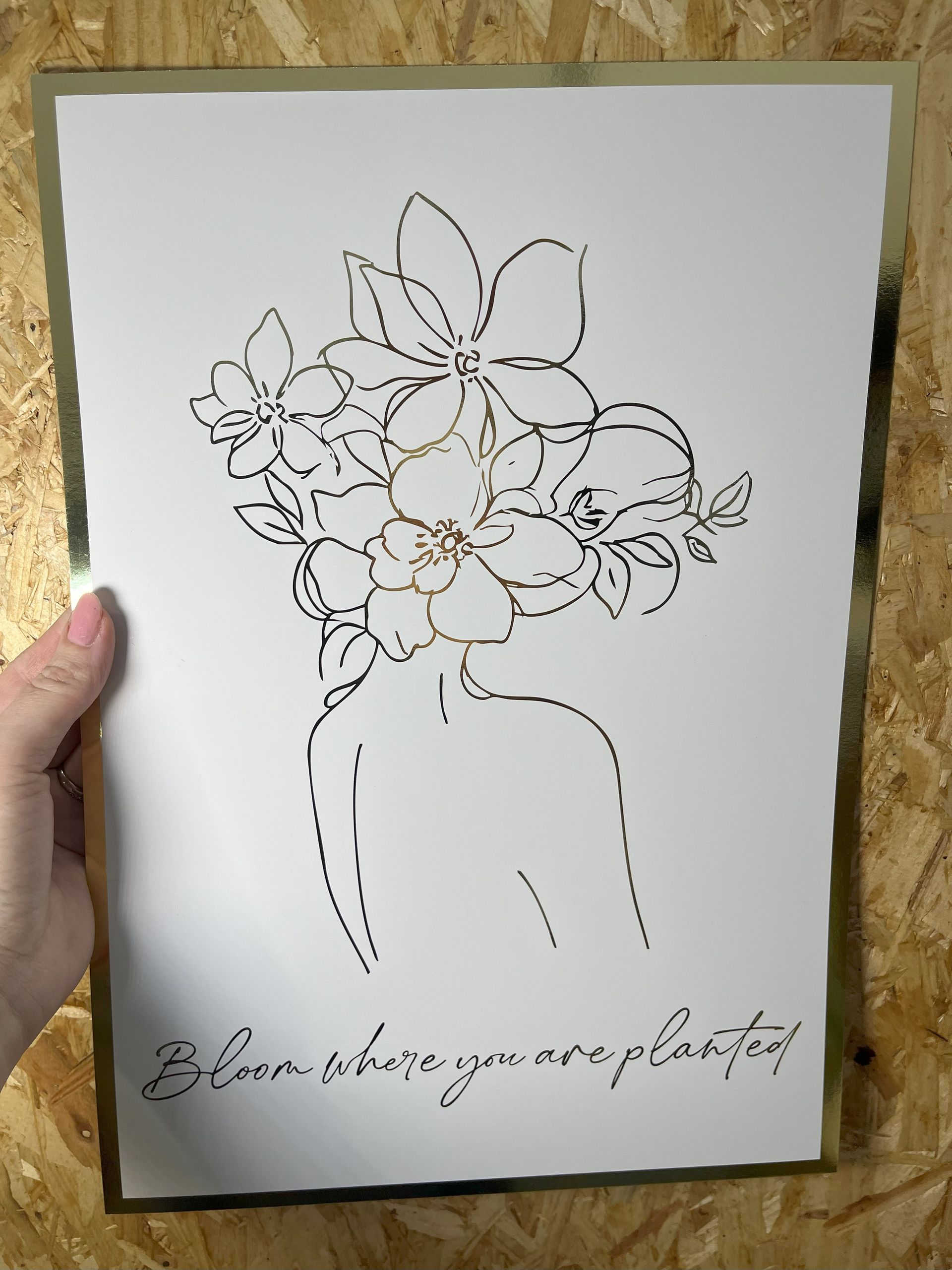 A3 Foiled Bloom Poster