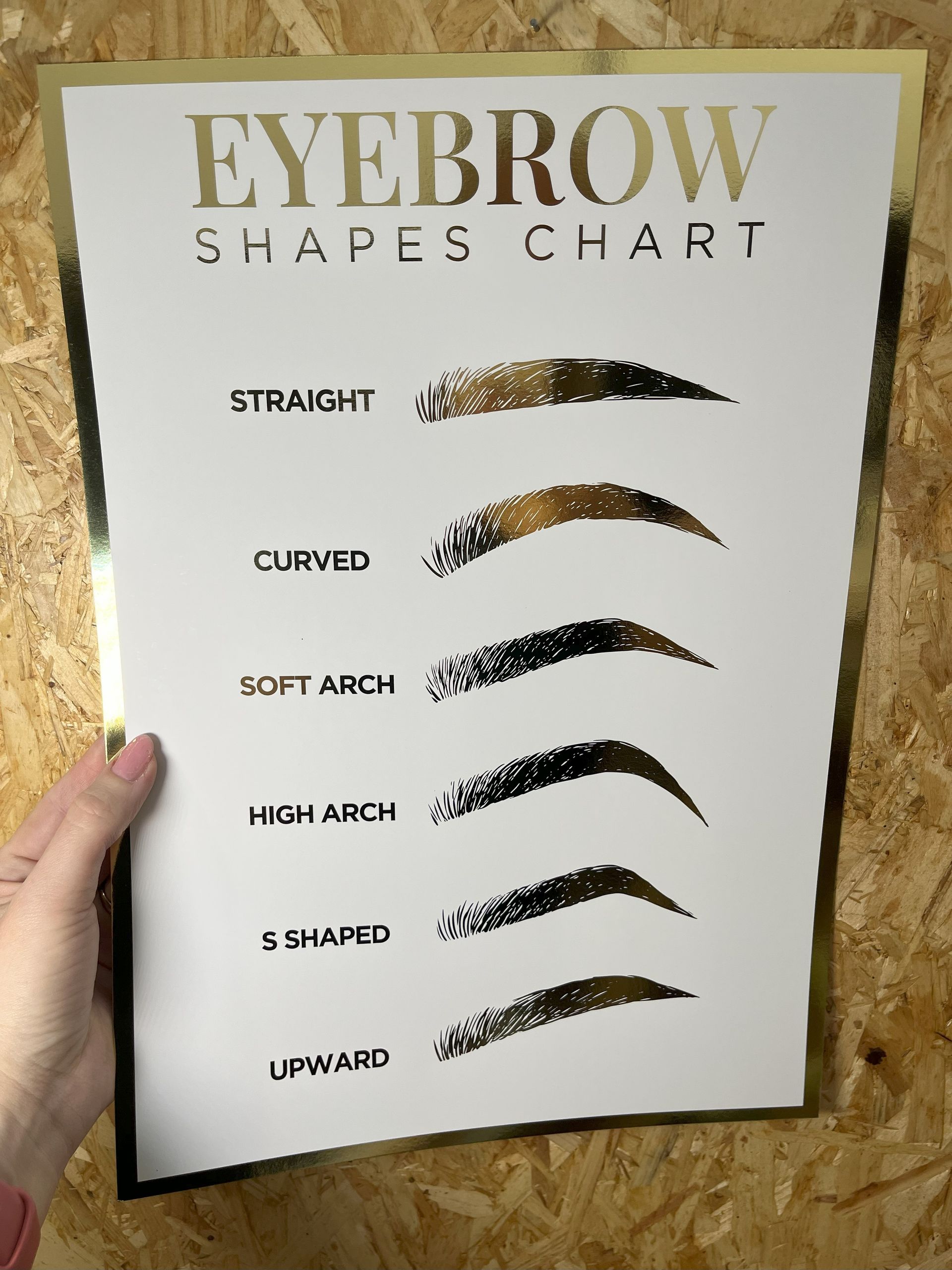 A3 Foiled Eyelash Shape