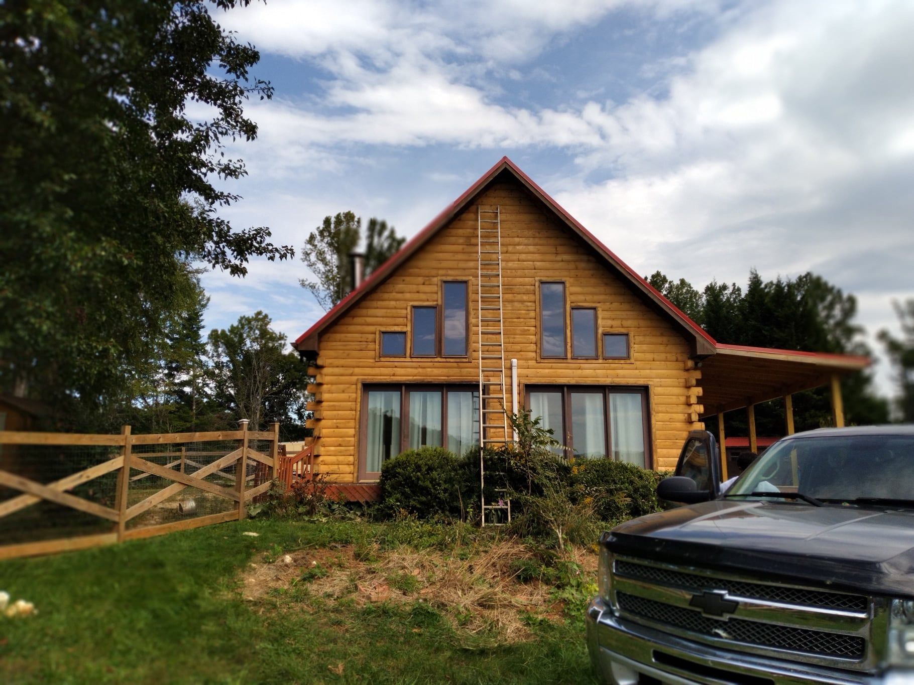 Log Home Sandblasting Orange VA, Fairfax VA, Richmond VA
