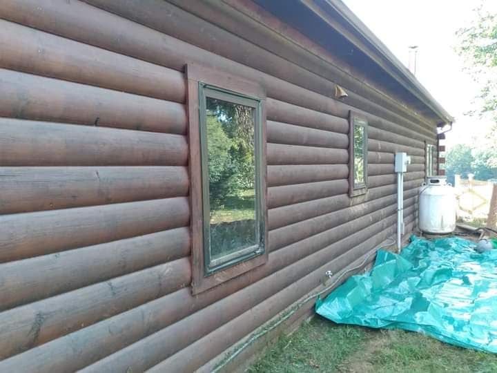 Log Home Sandblasting Orange VA, Fairfax VA, Richmond VA