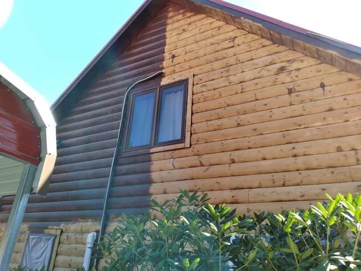Log Home Sandblasting, Fairfax Va, Orange Va, Richmond VA