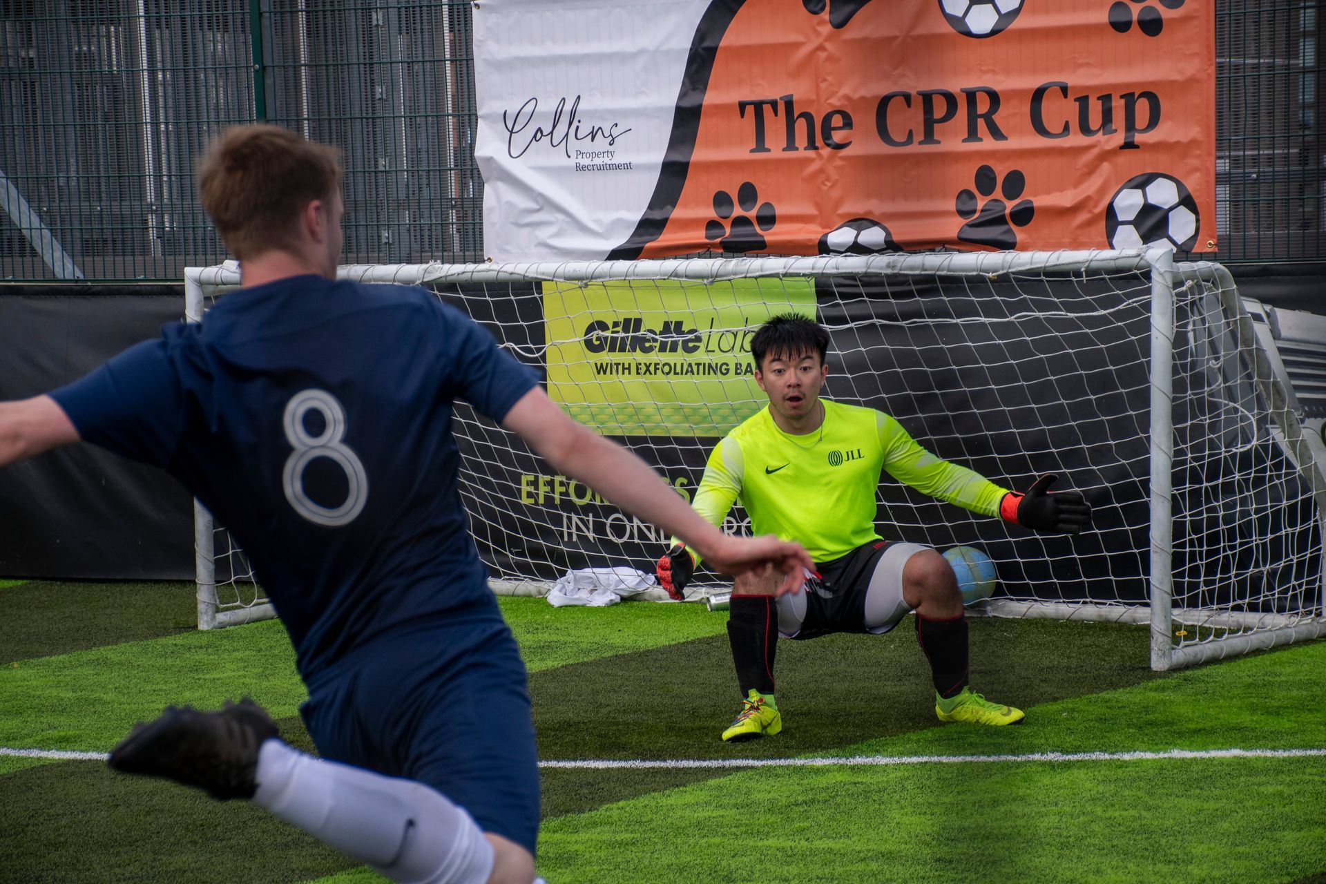 Charity football match organised by Collins Property Recruitment