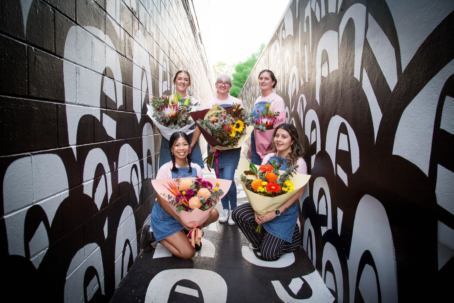 Little Miss Flowers Floral Ladies 