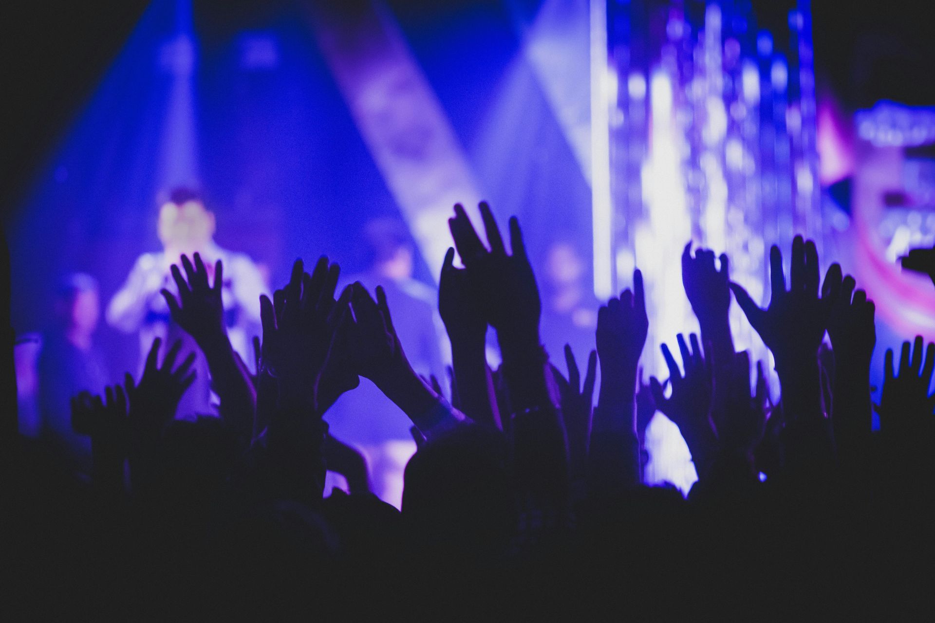 live music crowd