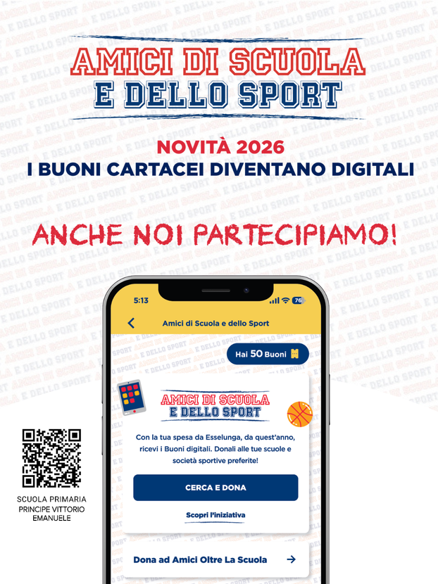 amici della scuola e dello sport di Esselunga