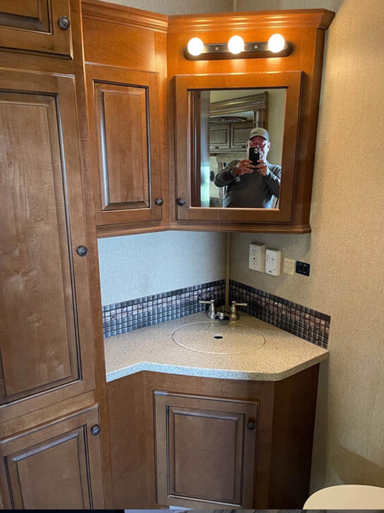 RV Bath Before