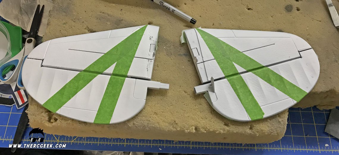 Quick and Simple Foam Warbird Painting (E-flite AT-6 Texan)