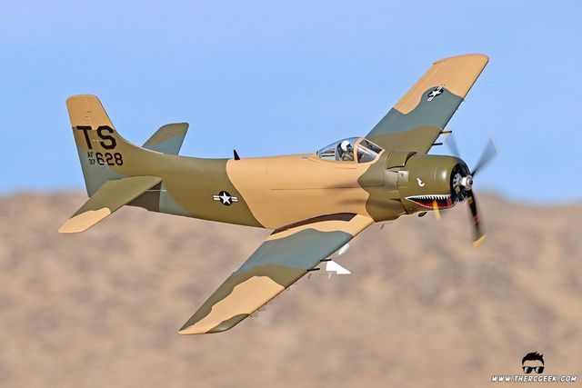 Assembly Review – Legend Hobby 86″ A-1 Skyraider S.E.A. Camo ARF