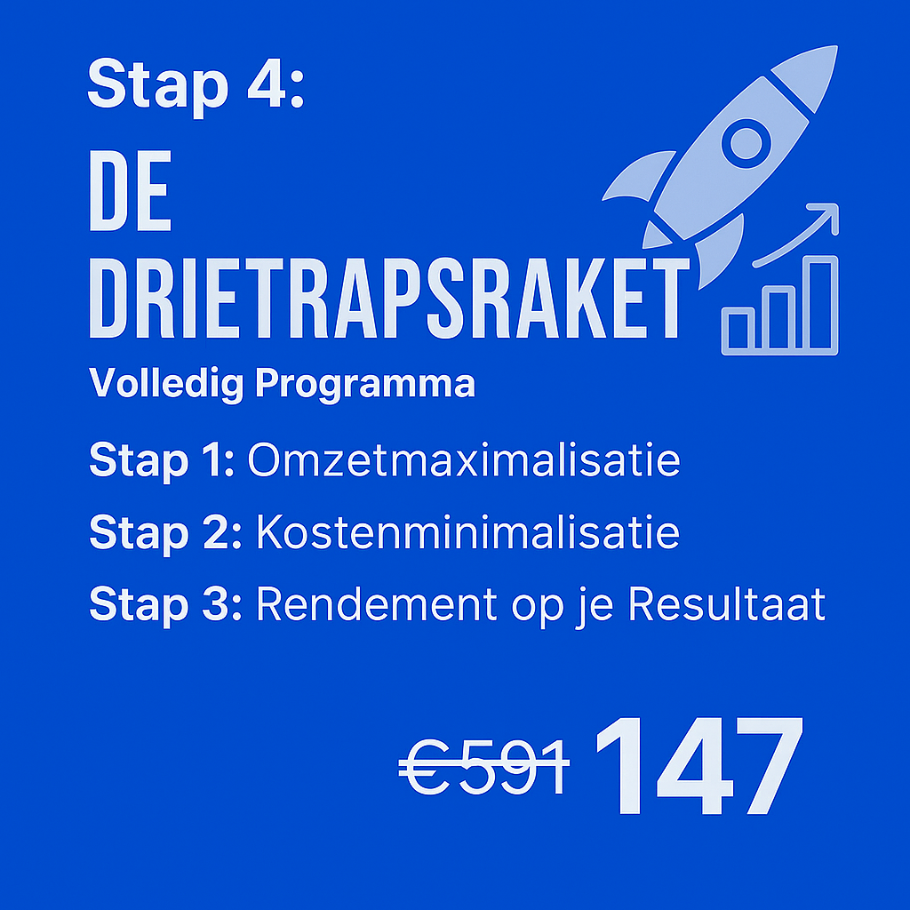? Stap 4: De Drietrapsraket – Volledig Programma