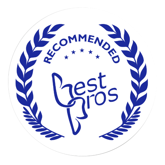 A sticker that says recommended best bros