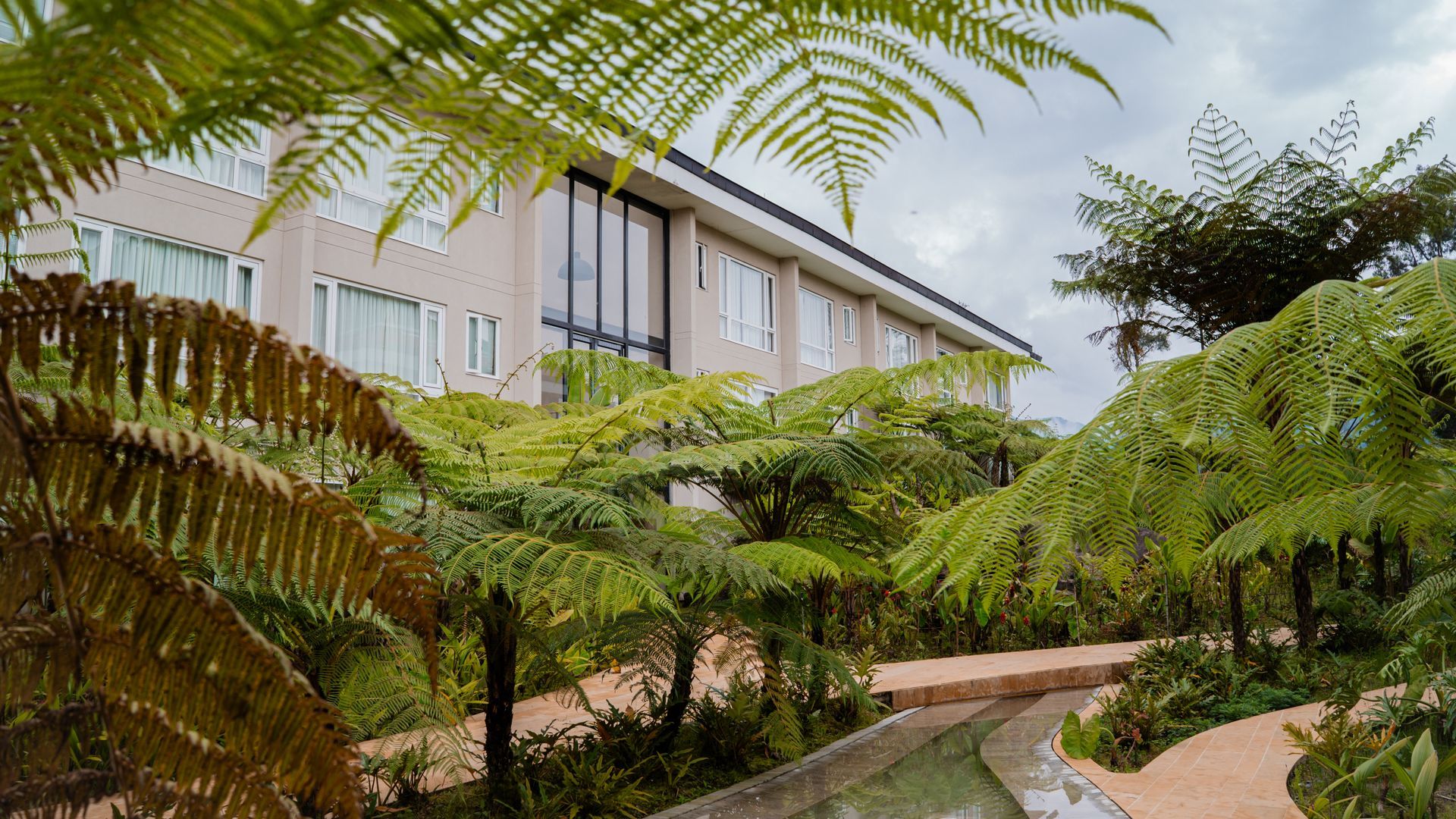 Entorno natural del hotel Termales El Otoño, ecohotel con aguas termales en Manizales.