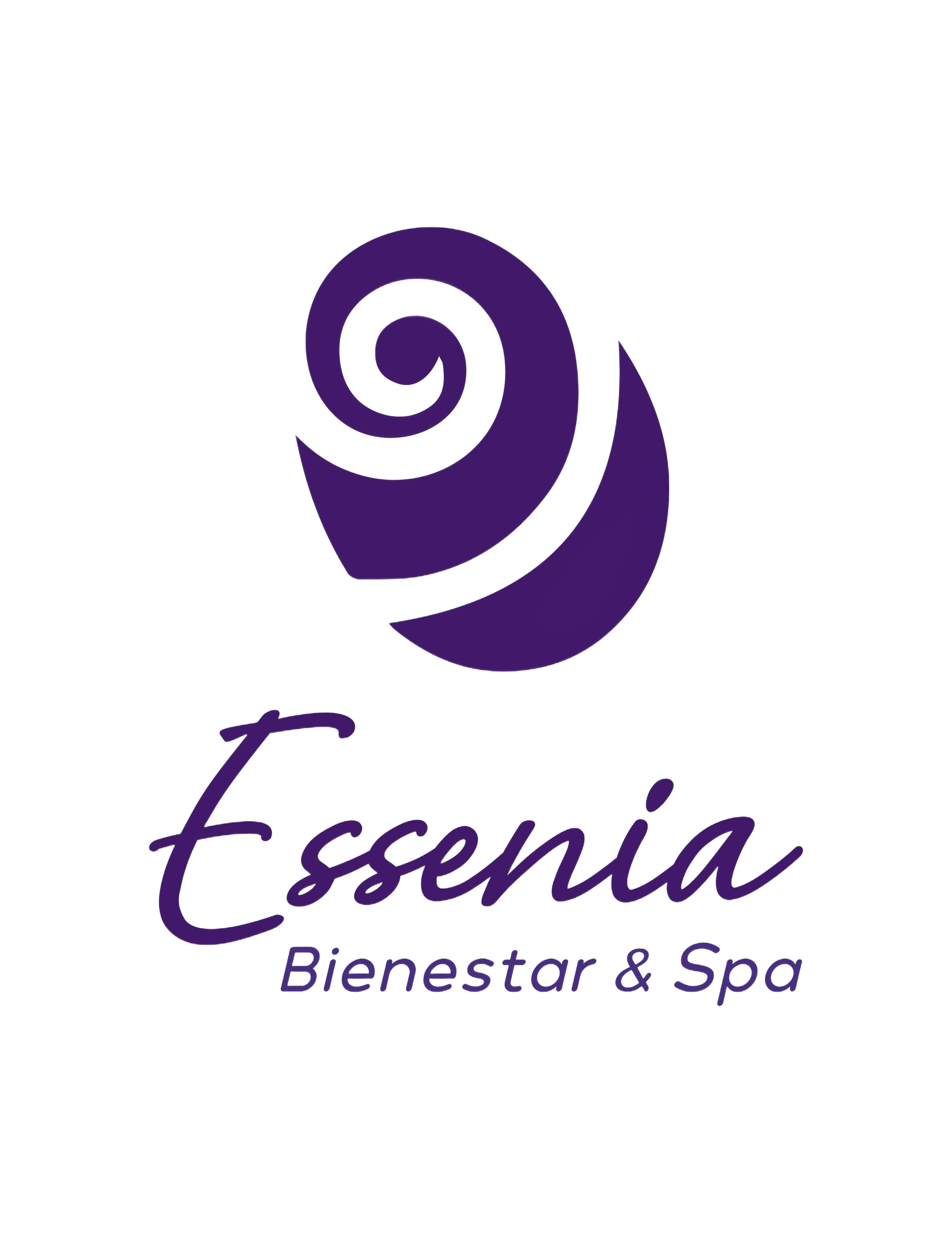 Logo de Essenia Bienestar & Spa, espacio de bienestar y spa en Termales El Otoño.