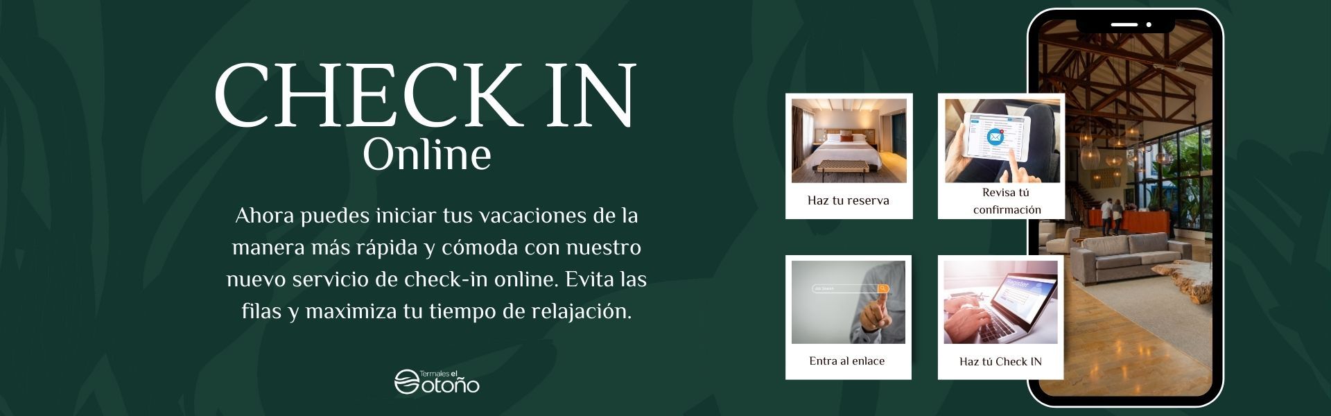 Hotel in Manizales with online check-in, easy booking, and digital guest services for a seamless stay at Termales El Otoño.