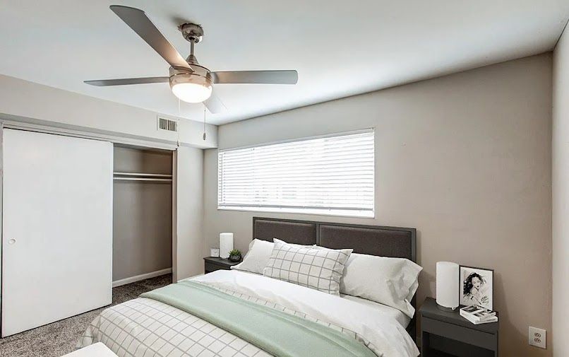 Rendering of a bedroom