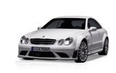 A white mercedes benz cl63 amg coupe is shown on a white background | Collins Automotive