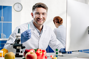 lab worker