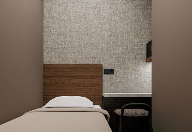 A room of your own. 1 plush single-sized bed with soft 400 high-thread-count sateen cotton linens awaits.