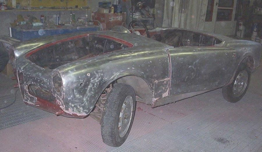Alfa Giulia 1600 prima restauro