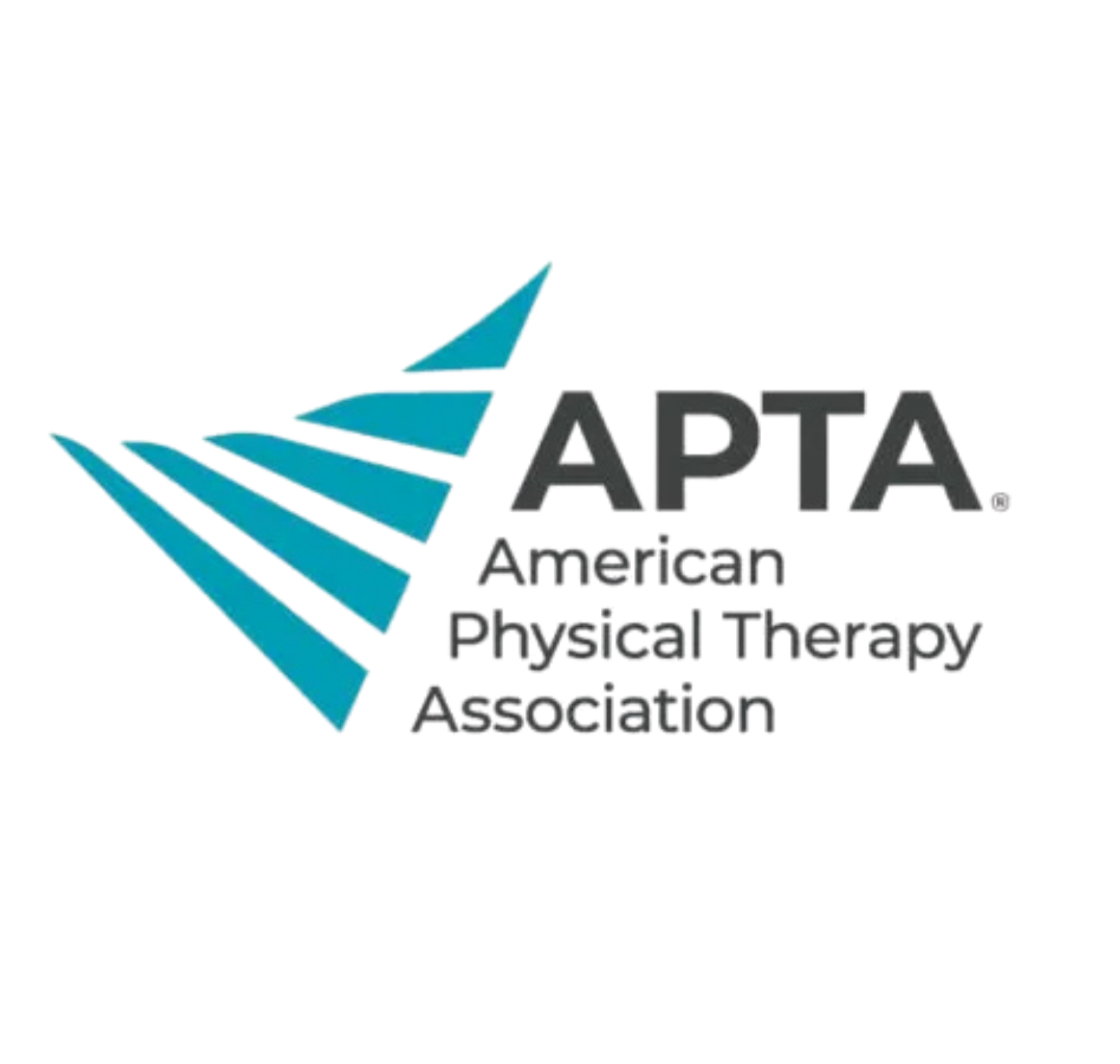 APTA logo: blue abstract design with 