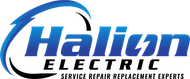 Halian Electric logo in blue and black with “Service Repair Replacement Experts” tagline
