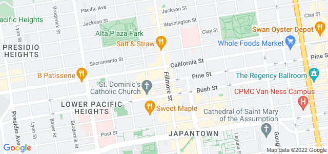 Map of business location