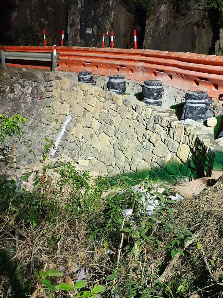 A Stone Retaining Wall Built on a Slope— High End Stone Masons in West End, QLD