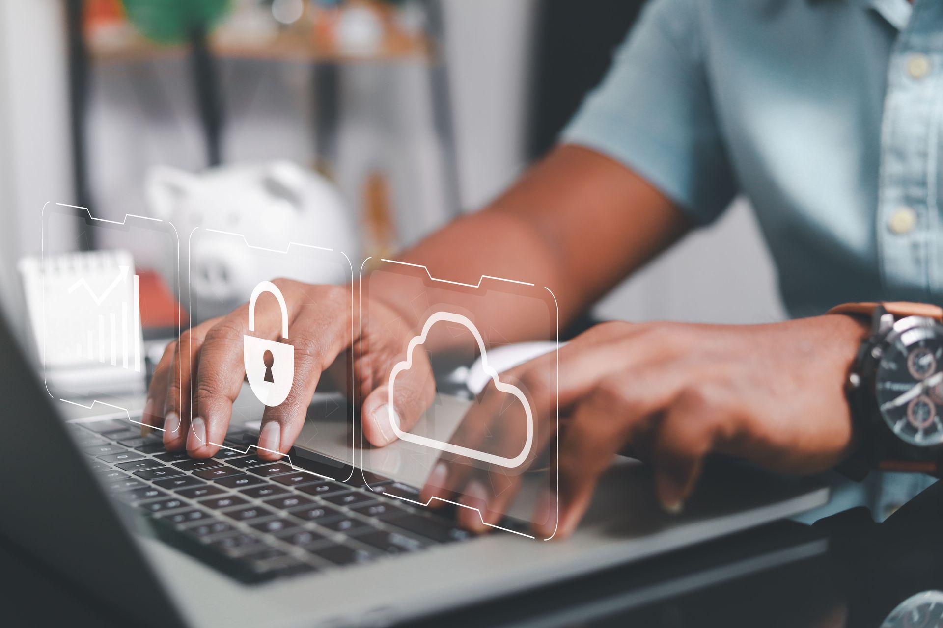 IT technician monitoring network systems for managed IT services