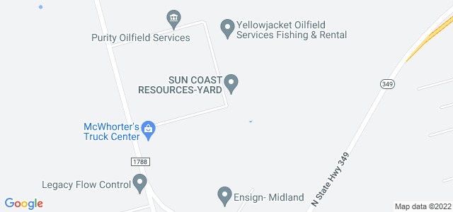 Map of business location