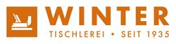 Orange WINTER TISCHLEREI logo “SEIT 1935”