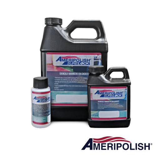 AmeriPolish car care products: large black jug, small bottle, and container on white background
