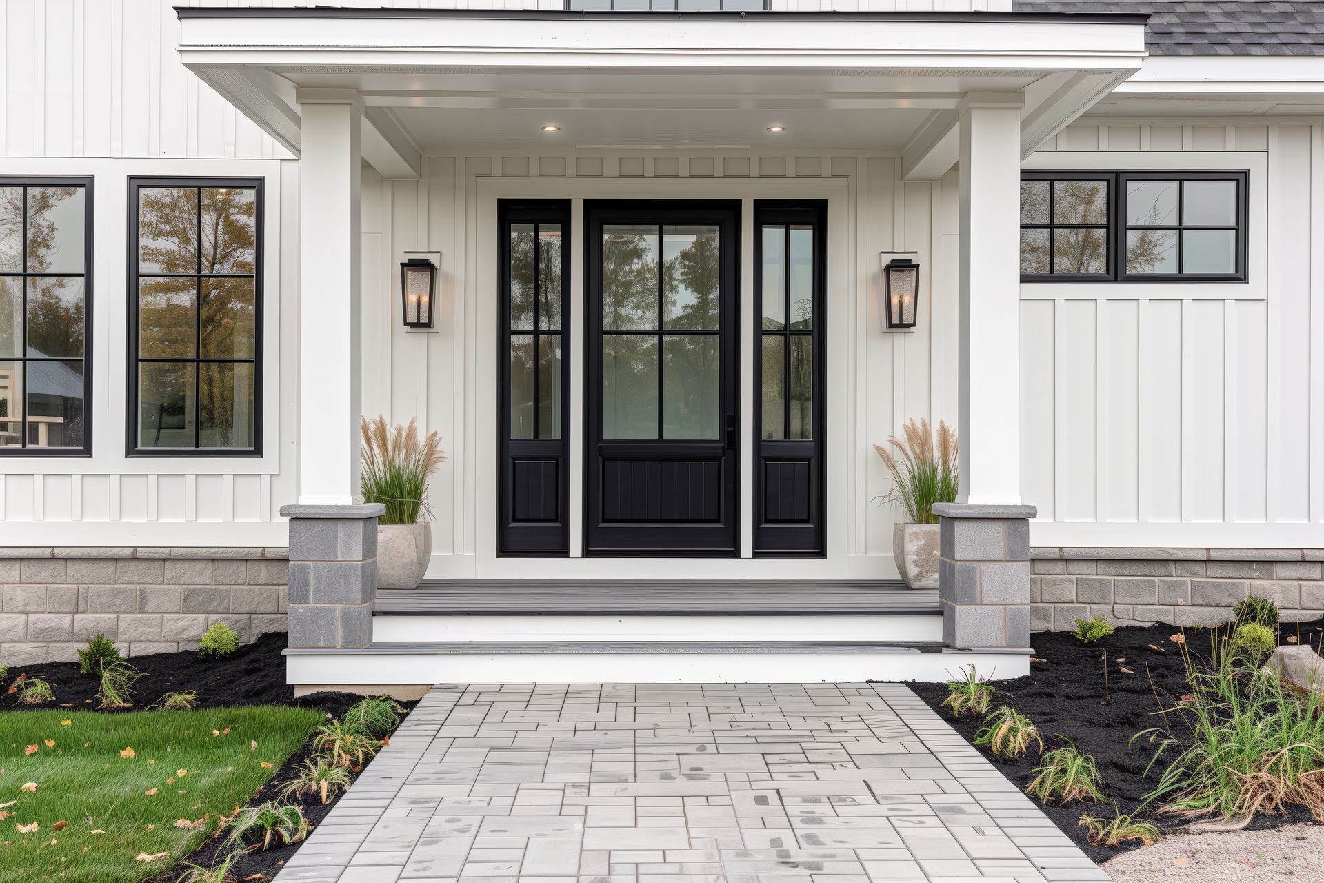 RJ Construction completed windows and door install
