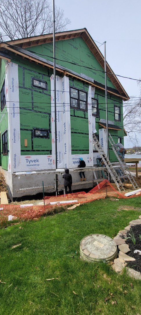 Siding Installation in Progress | RJ Construction