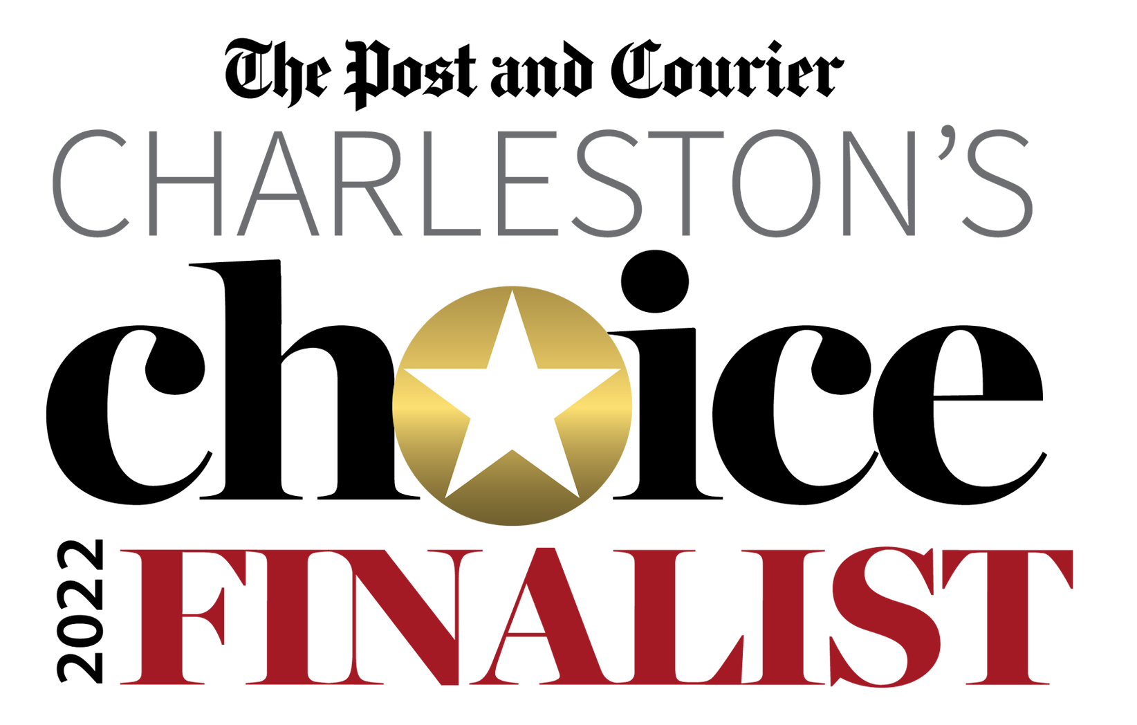 Charleston's Choice finalist 2022 badge