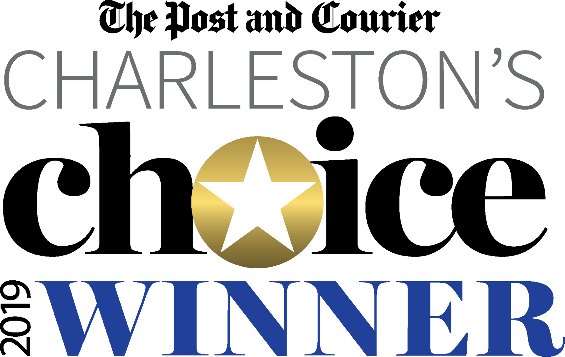 Charleston's Choice winner 2019 badge