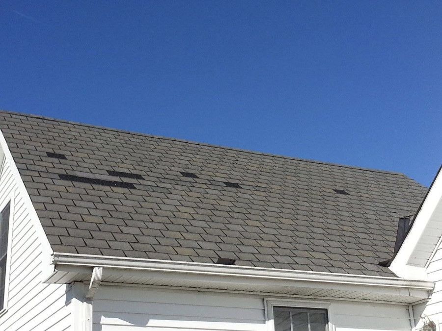 Storm Damaged Shingle Roof Repair - Blass Construction Company
