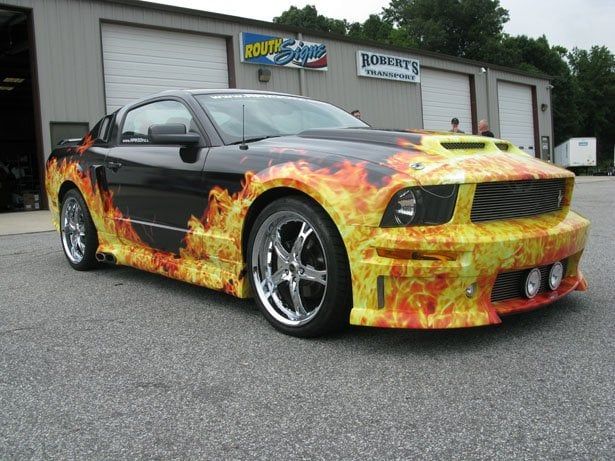 Stylish Car Paint — Greensboro, NC — Routh Signs Service