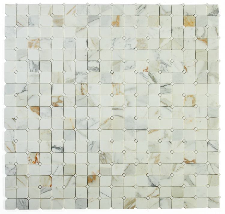 CLIPPED CALACATTA GOLD 11.75 X 11.75