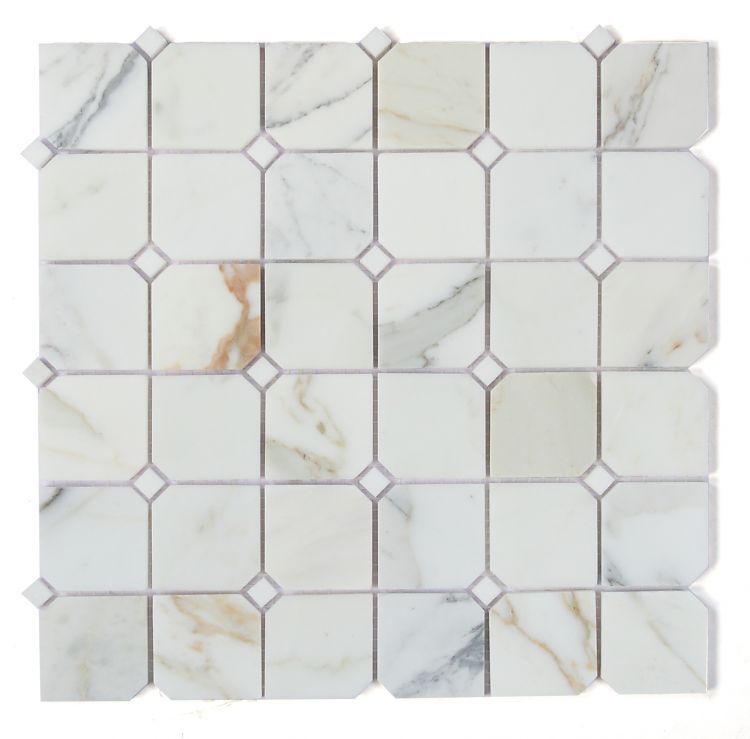 CLIPPED CALACATTA GOLD 11.75 X 11.75