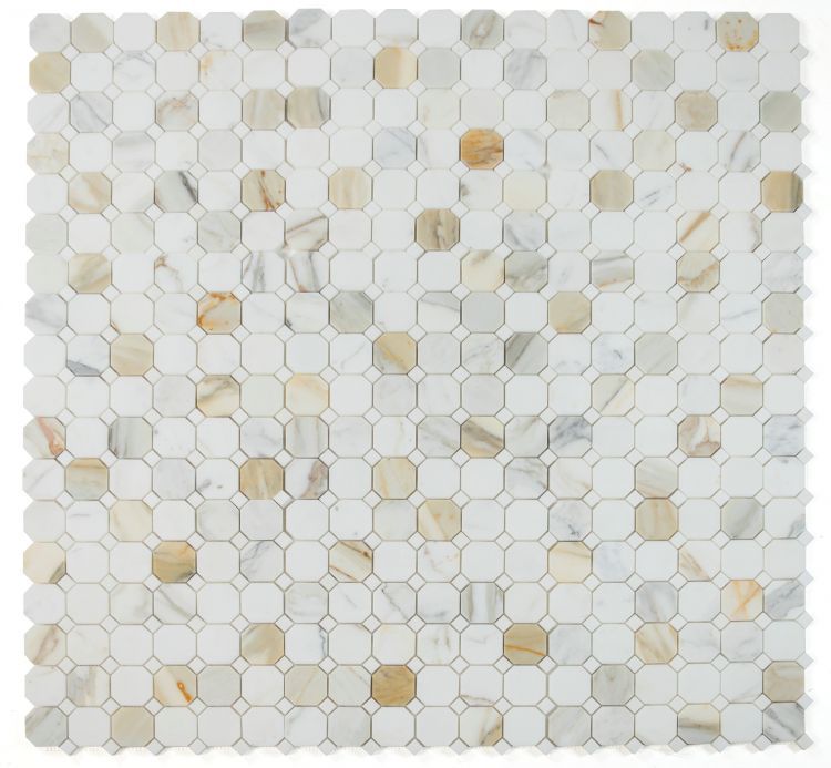 OCTAGON CALACATTA GOLD 11.75 X 11.75