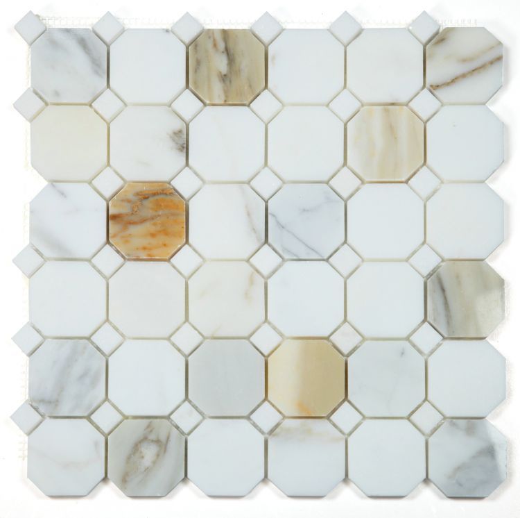 OCTAGON CALACATTA GOLD 11.75 X 11.75