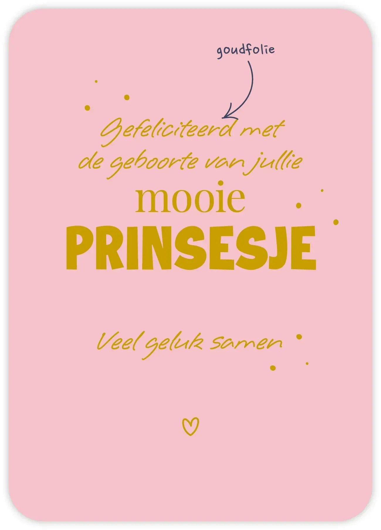 Kaart | Geboorte prinsesje