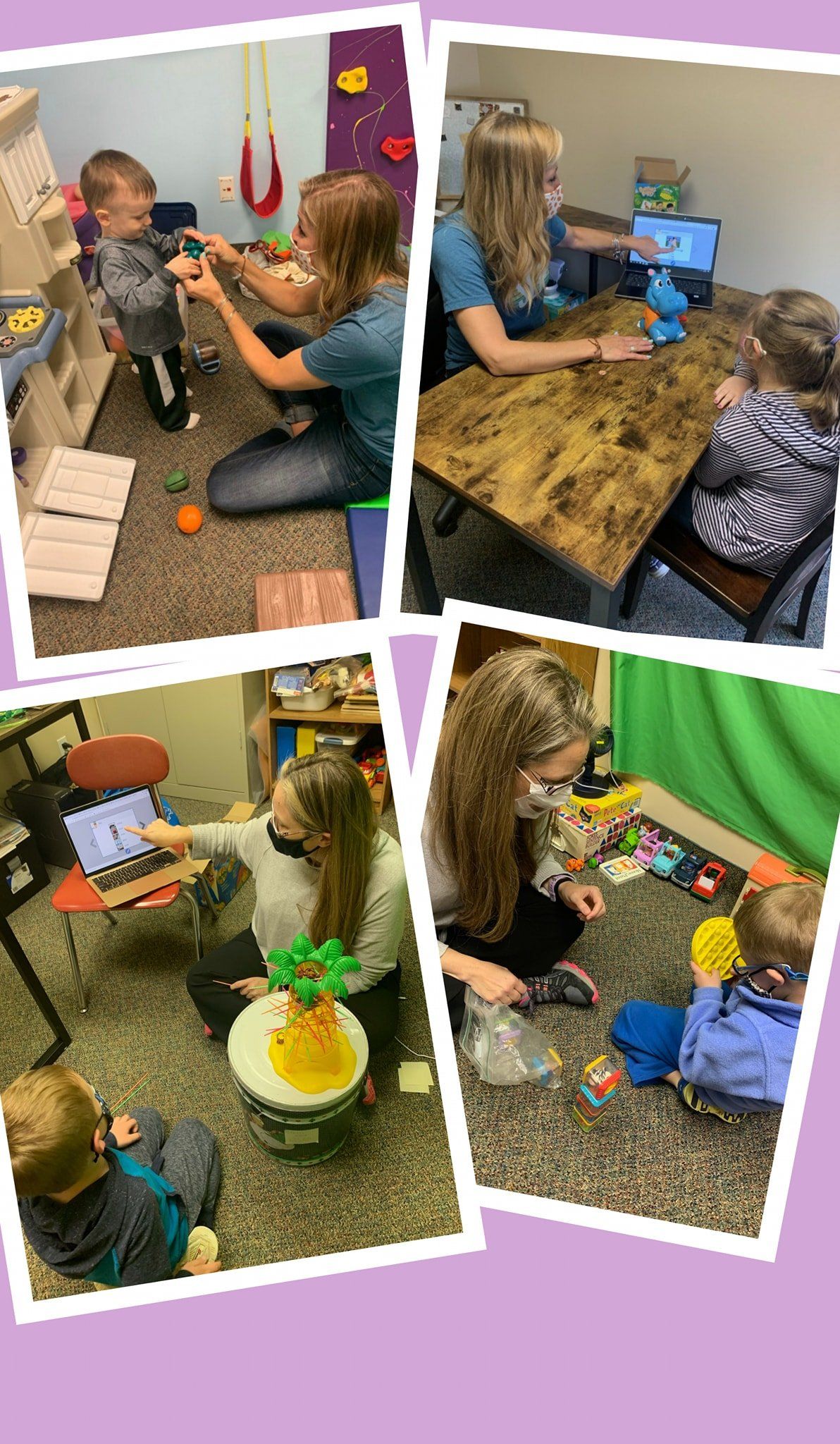 Theraphy Picture Collage — Flint Township, MI — The Speech Language Learning Center, Inc