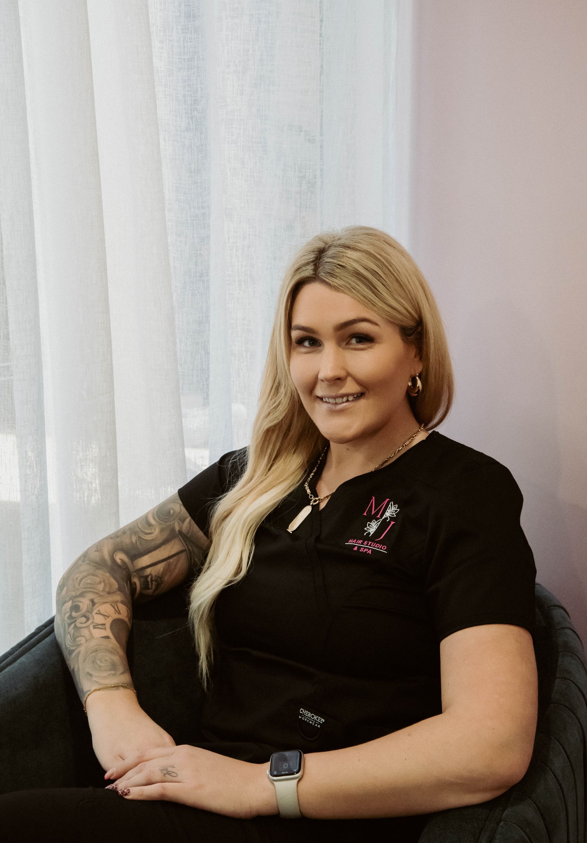 The owner of the business — Mjay's Hair Studio & Spa In Dubbo, NSW