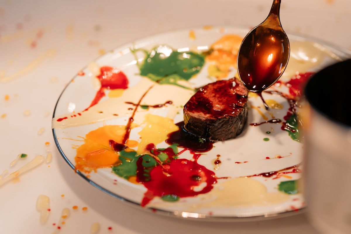 Fotografia food professionale per piatto gourmet da ristorante
