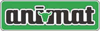 Logo for Animatt, with the company name in dark text against a green background. A bull graphic is incorporated in the letter 