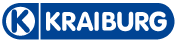 Logo of KRAIBURG, blue with a white 